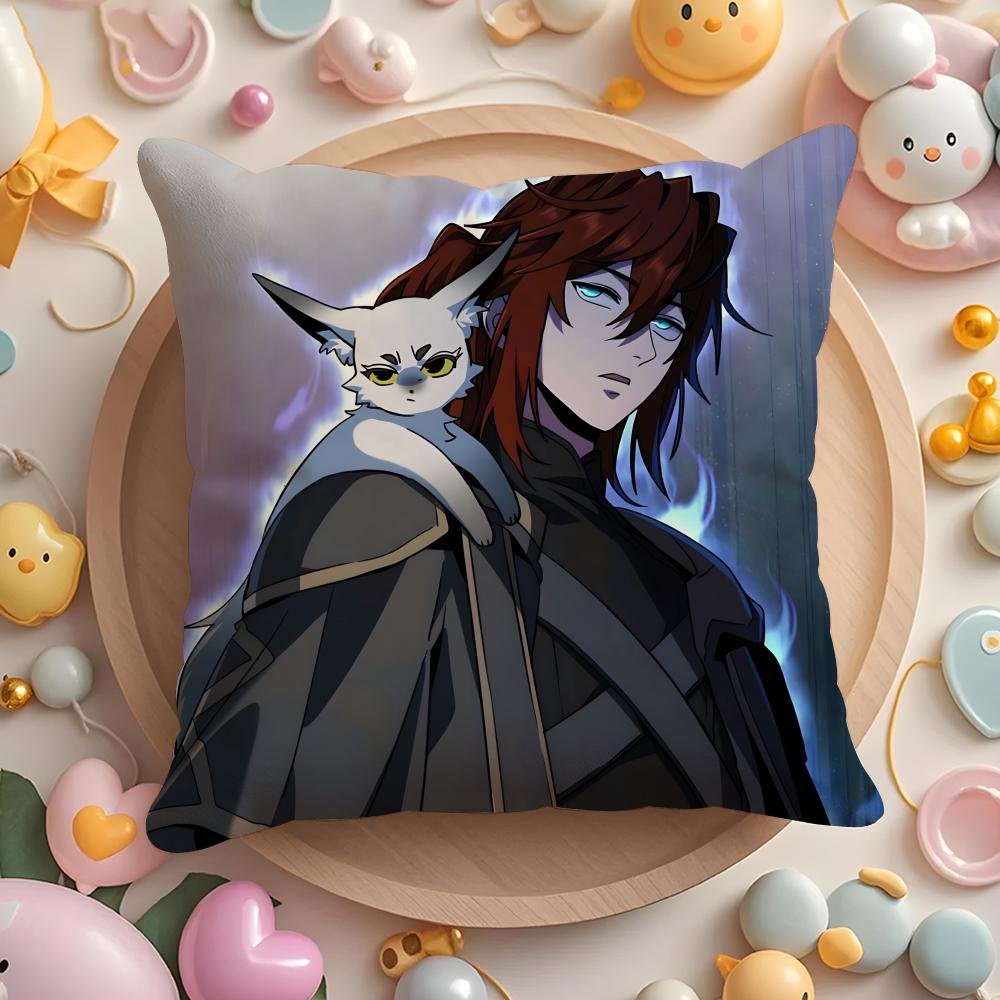 The Beginning Anime A-After the End Cushion Cover Home & Car Multi-Scene Pillow Cover - Reversible, Soft & Durable for Daily Use