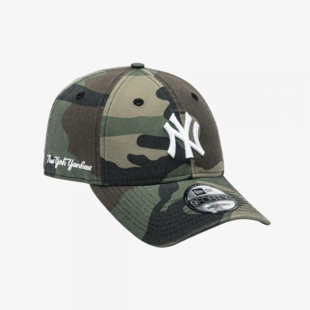 New Era New York Yankees Basic Unstructured Cap Woodland Camo 14561840 FREE(OSFM)