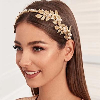 Neues Stirnband Blätter romantische Hochzeit elegante Braut Hochzeitsfotografie Haarschmuck Europäischer und amerikanischer Stil Direktverkauf