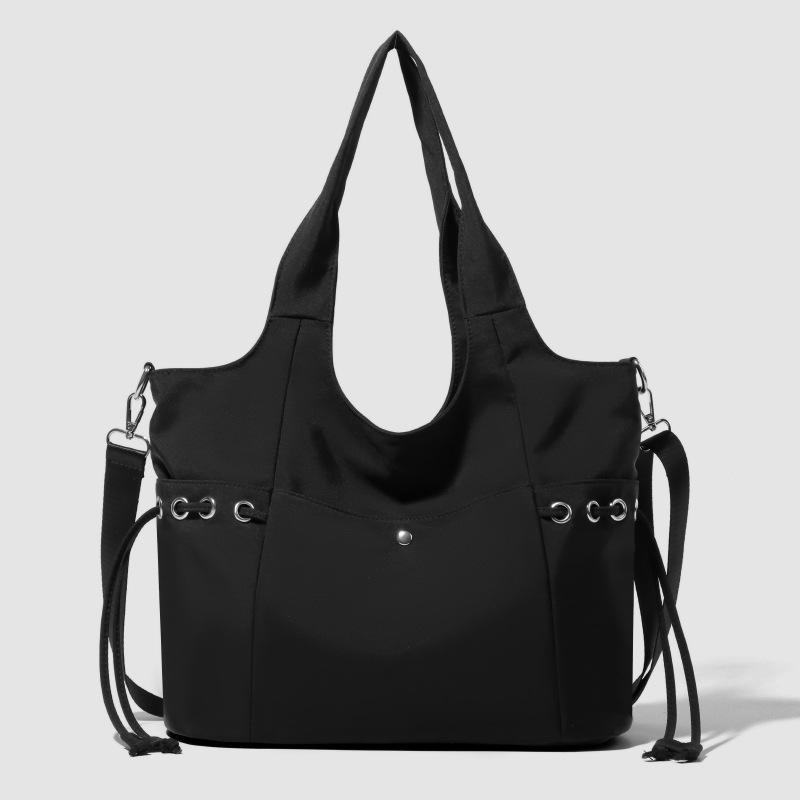 

2026 New Women Tote Bag large capacity fashi commuting handbag daily casual and versatile Shoulder crossbody bag For women чёрный