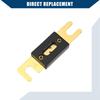 Hihaha Mini ANL Fuse 130A / Car Audio CD Fuse / Durable Plastic and Metal / Set of 2 Gold/Black
