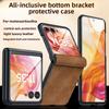 For Motorola Razr 60 Ultra Case Luxury PU Leather Skin Film Protective Back Cover Case For Moto Razr 60 50 Ultra Phone Shell