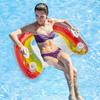Klapp klapp gestreiften gestreiften bett schwimmende betten auf die aufblasbare lounge stuhl wasser