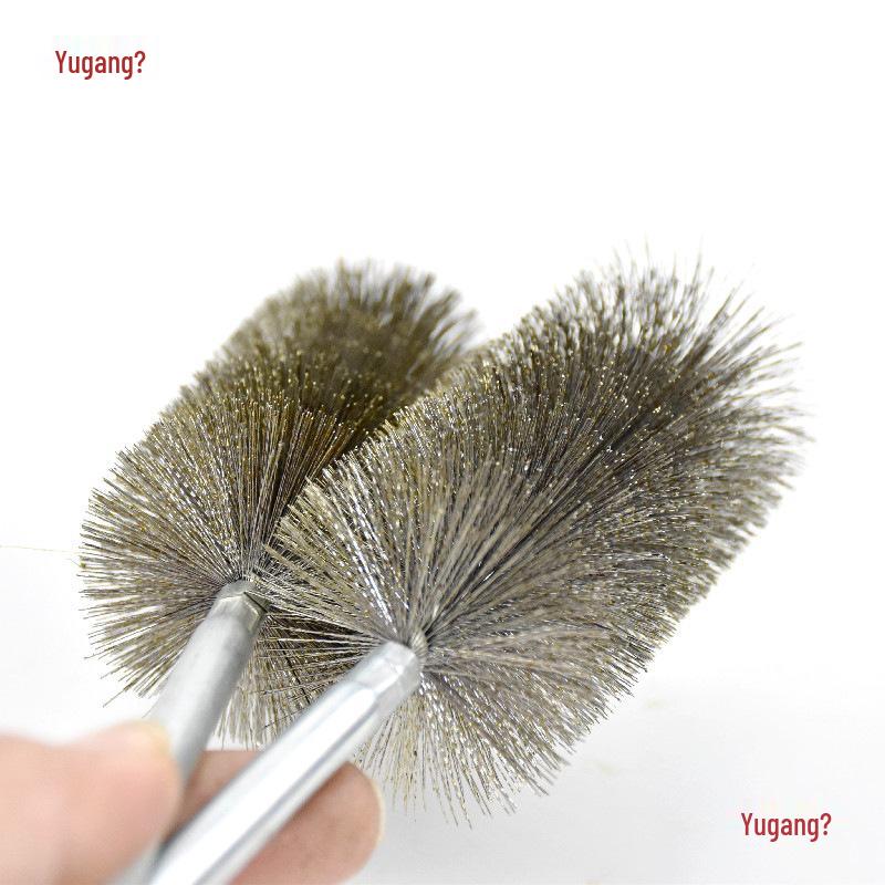 Electric Drill Stainless Steel Pipe Brush with Extended Handle for Polishing, Grinding, Deburring, and Rust Removal