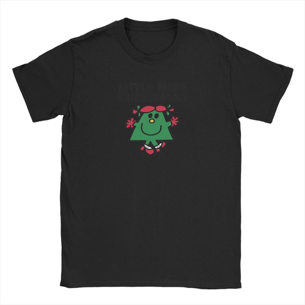 Little Miss Christmas T-Shirt Sommer Reine Baumwoll-T-Shirts für Männer Hipster Lockeres T-Shirt Kurzärmeliges Klassisches Top T-Shirts