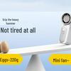 X688 High-Speed Portable Handheld Fan - USB Rechargeable, Long Battery Life, Turbo Power, Ideal for Outdoor Use