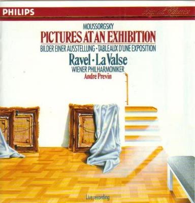 CD PREVIN/VPO - Mussorgsky:Pictures At An Exhibitio 4162962 Philips 1986 Germany Classical Used
