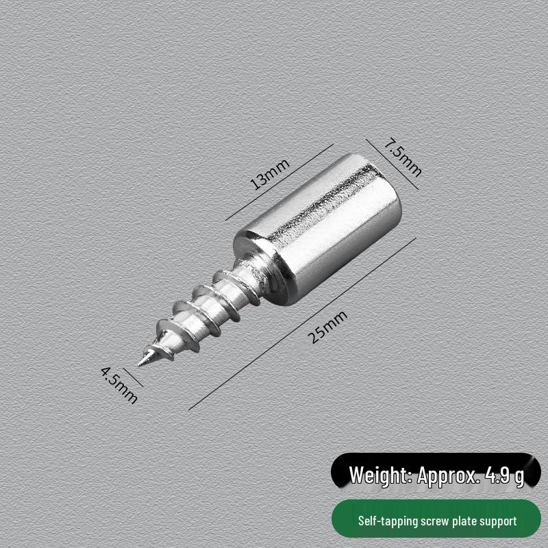 Selbstschneidende Schraube Regalstütze für Schrank und Glasaufbewahrung