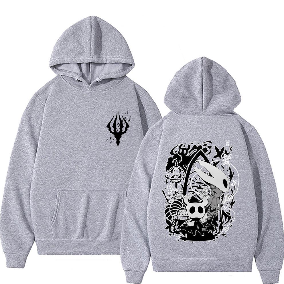 Game Hollow Knight Graphic Hoodie Men Women Clothing Casual Oversized Streetwear Male Vintage Fleece Hoodies Fans Gift