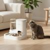 Separate Design 2 in 1 Cat Food Dispenser Large Capacity Automatic Cat Water Feeder  Home