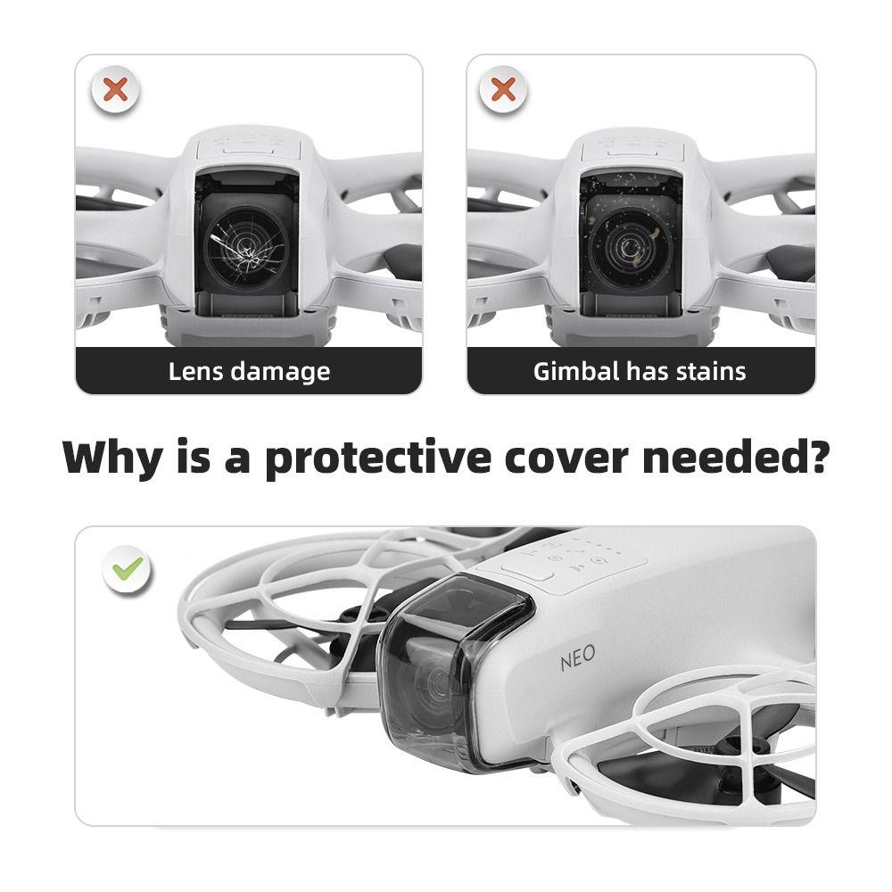 Scratch Resistant Lens Cap Transparent Lens Cover New Gimbal Protector Cover for DJI NEO