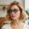 Retro Square Frame Street Style Sunglasses for Women – High-End Internet Celebrity Hip Hop Glasses