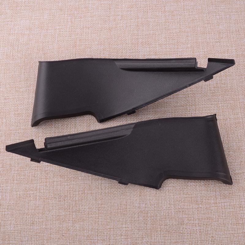 1 Pair Black Front Left & Right Windshield Wiper Side Cowl Extension Trim 668956CA0A 668946CA0A Fit for Nissan Altima -