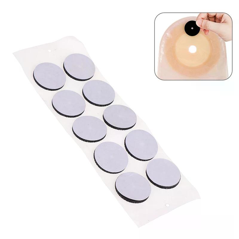 10Pcs Ostomy Bag Activated Carbon Filter Sheets For Anorectal Bag Absorb Exhaust Gas Deodorization