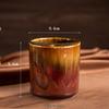 Retro Kiln-fired Ceramic Mug: Large Capacity, Creative Design