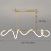 Modern art home decor led lights pendant light lamps for living room Chandeliers for dining room hanging light indoor lighting