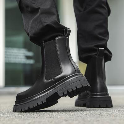 Stivali Chelsea da uomo alla moda Stili di design classici e versatili Motociclismo outdoor Tempo libero quotidiano Festa di lavoro Scarpe da ufficio per giovani Nuovo