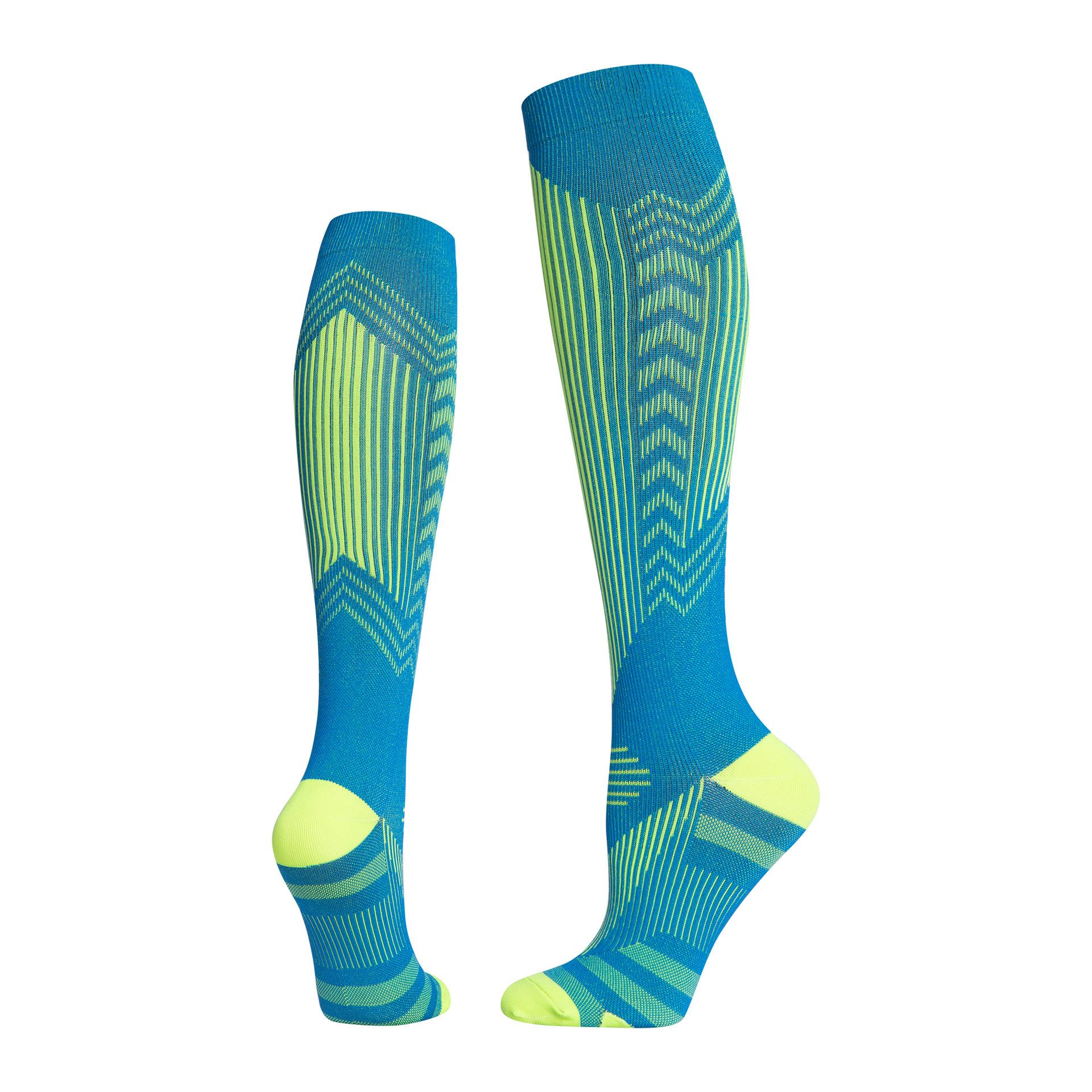 Max Professional Sports Pressure Socks Running Rope ******** Pressure Calf Socks Night Reflective Striped Riding Compression Socks s/m (sizes 36-40)
