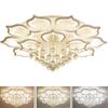 White Pendant Light LED Ceiling Lamps Ceiling Light 16-Petal Flower Home Decor Light Crystal Ball Lamp Dimmable Home Lamps