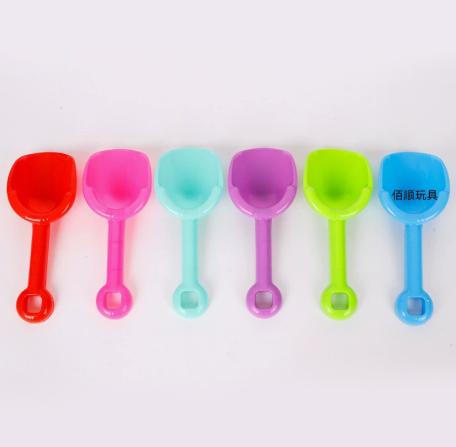 

Children s beach shovel, 20cm small round-headed plastic shovel for the seaside One Size