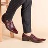 Męskie Skórzane Buty Biznesowe Klasyczne Męskie Biurowe Buty Wizytowe Szpiczaste Mokasyny 2025 But Towarzyski Męskie Oddychające Zapatos De Hombre