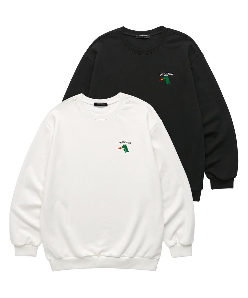 Baligeiteu Mini Dinosaur Sweatshirt (Bls038) Black