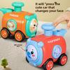 Elephants Tigers Koalas Dogs Plastic Animal Toy Car With Whistle And Inertia Motion For Kids Playroom