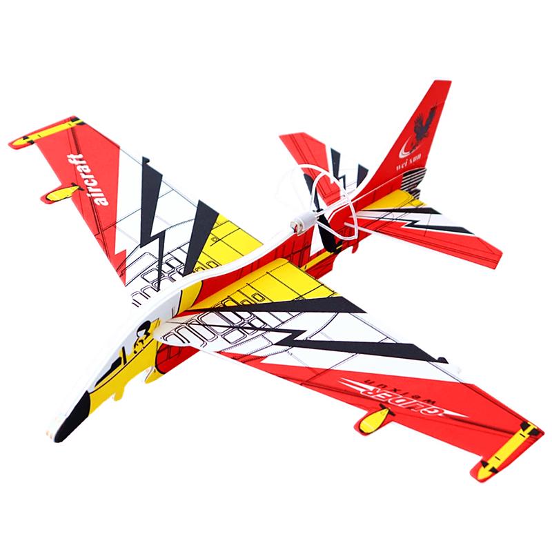 Electric Foam Airplane Model for Kids - Hand-Thrown, Rechargeable Outdoor Educational Toy