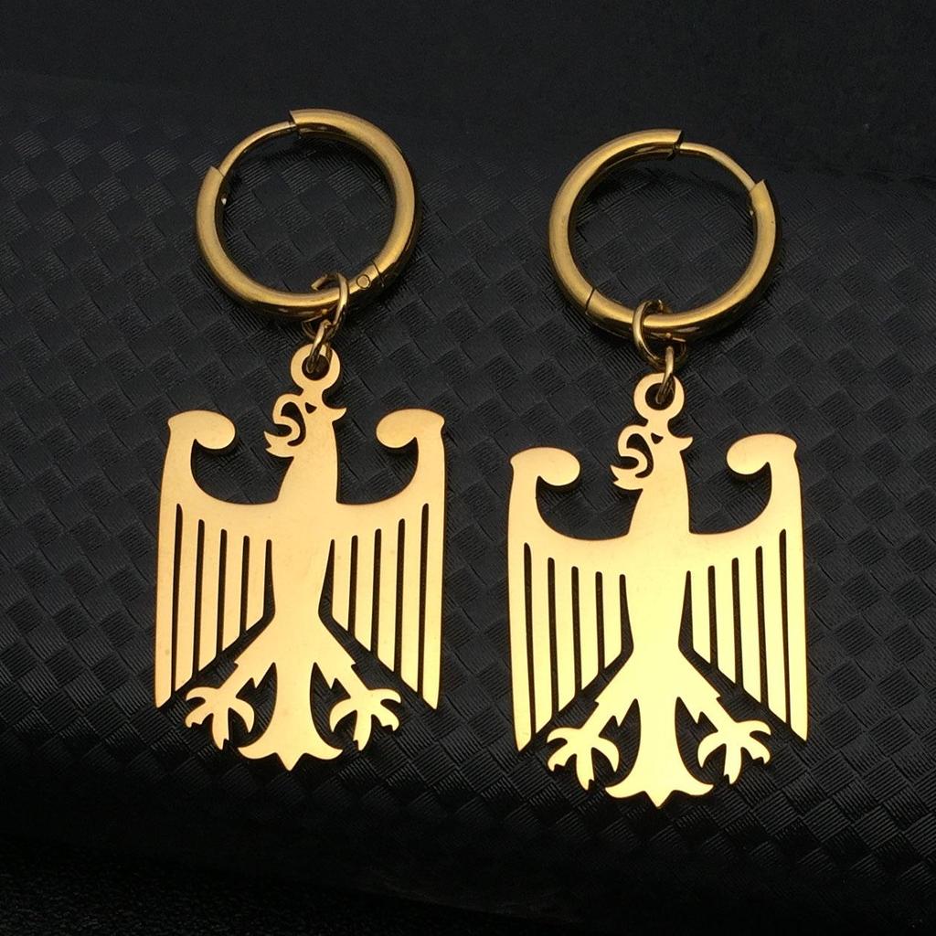 Stainless Steel German Eagle Necklace for Women - Simple and Stylish