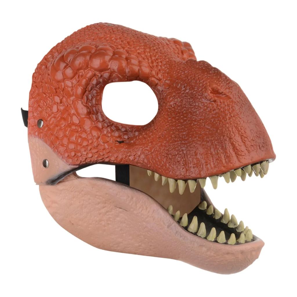 Halloween Dragon Dinosaur Mask Snake Open Mouth Latex Horror Dinosaur Headgear Halloween Cosplay Photo Props Decorations
