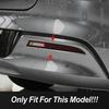 Car Styling Rear Fog Lamp Frame Decoration Cover Trim For BYD Qin PLUS  Carbon Fiber Color Exterior Accessories