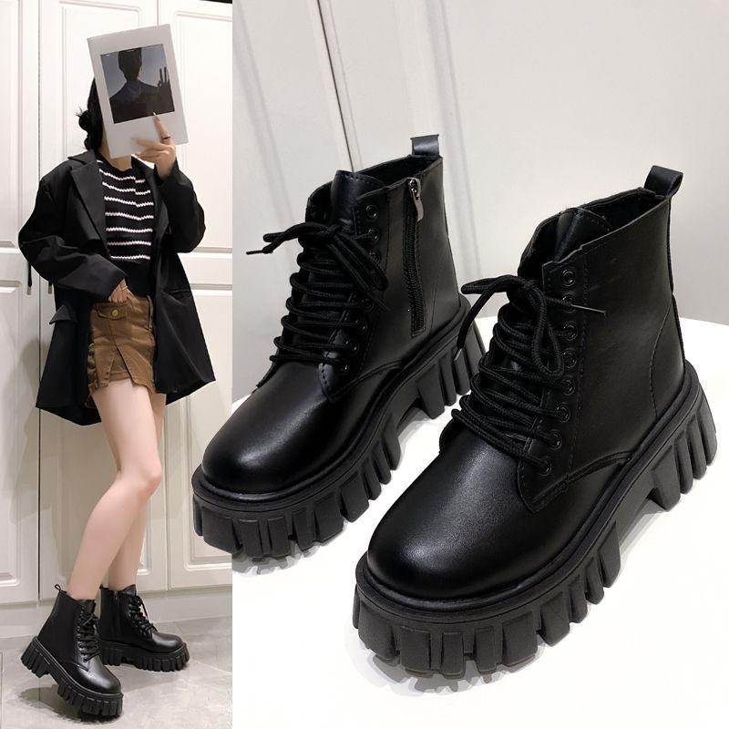 Dark series, cold personality, street trend, mysterious 's boots, not tired feet, skirt trend, fashionable and versatile