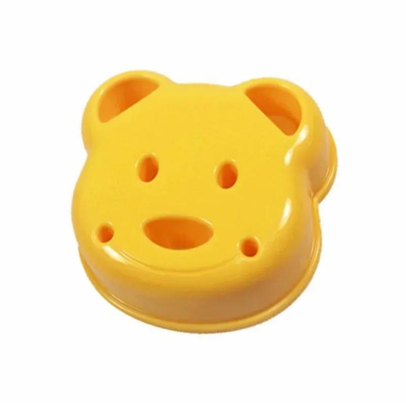 Creative Cooking Tools Bento Bread Cutting Mold Home Kitchen DIY Children's Cartoon Bear Sandwich Rice Model Baking Accessories