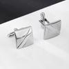 Sophisticated French Design Copper Cufflinks Nonslip Formal Attire Accessories Ergonomic Mechanism For Groomsmen