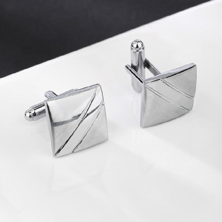 Sophisticated French Design Copper Cufflinks Nonslip Formal Attire Accessories Ergonomic Mechanism For Groomsmen
