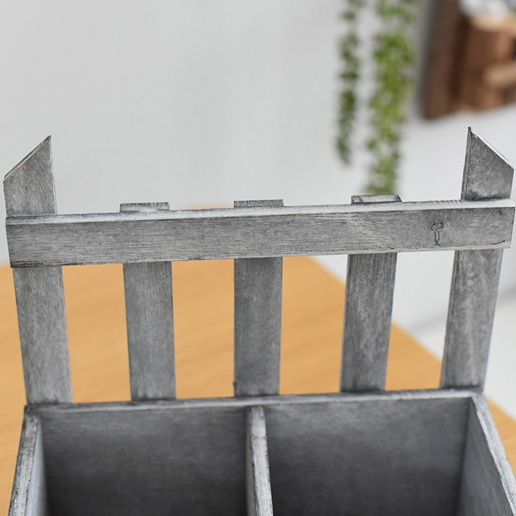 Wandmontiertes Weiden-Pflanzregal Naturholz Hängender Blumenkorb Für Innendekor Garten Vertikale Begrünung