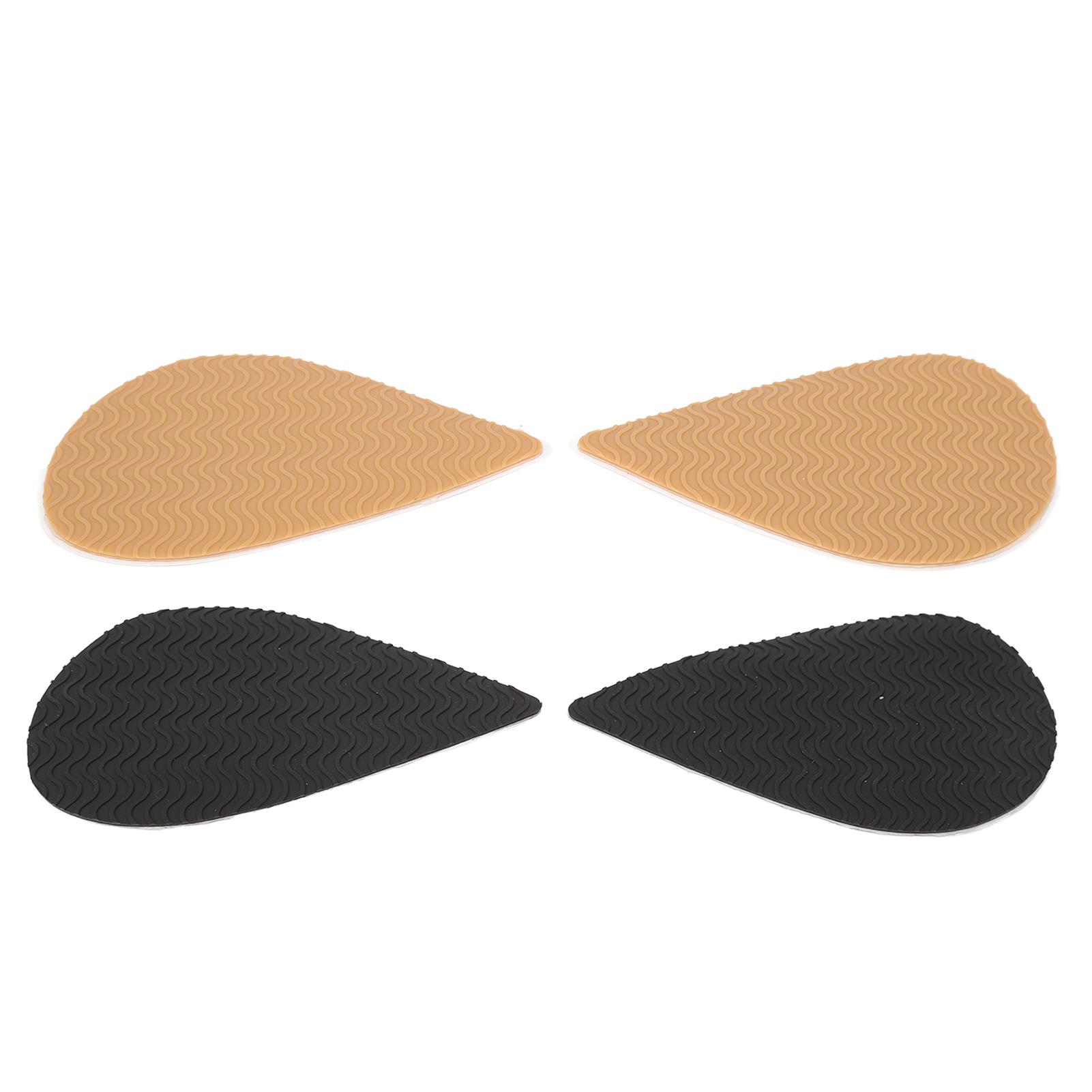 

2 шт., противоскользящая наклейка на подошву с острым носком, шумопоглощающая и амортизирующая подушечка, самоклеящаяся соль с волнистостью воды
