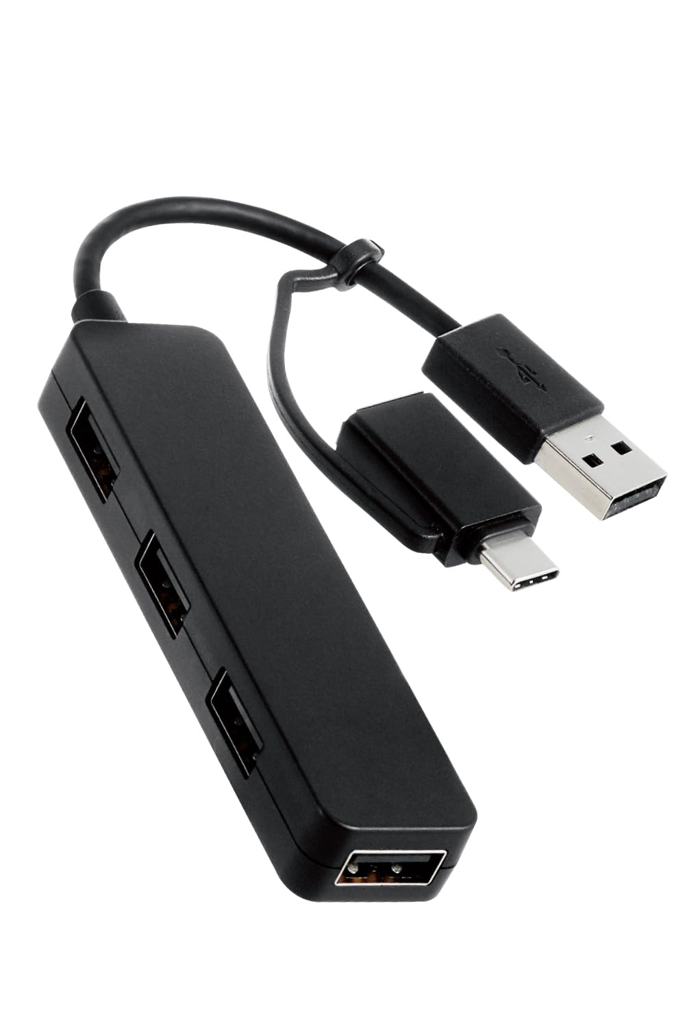 

ELECOM USB Hub with 4 2.0 Type-C Adapter, Ports, Black, U2H-CA4003BBK белый