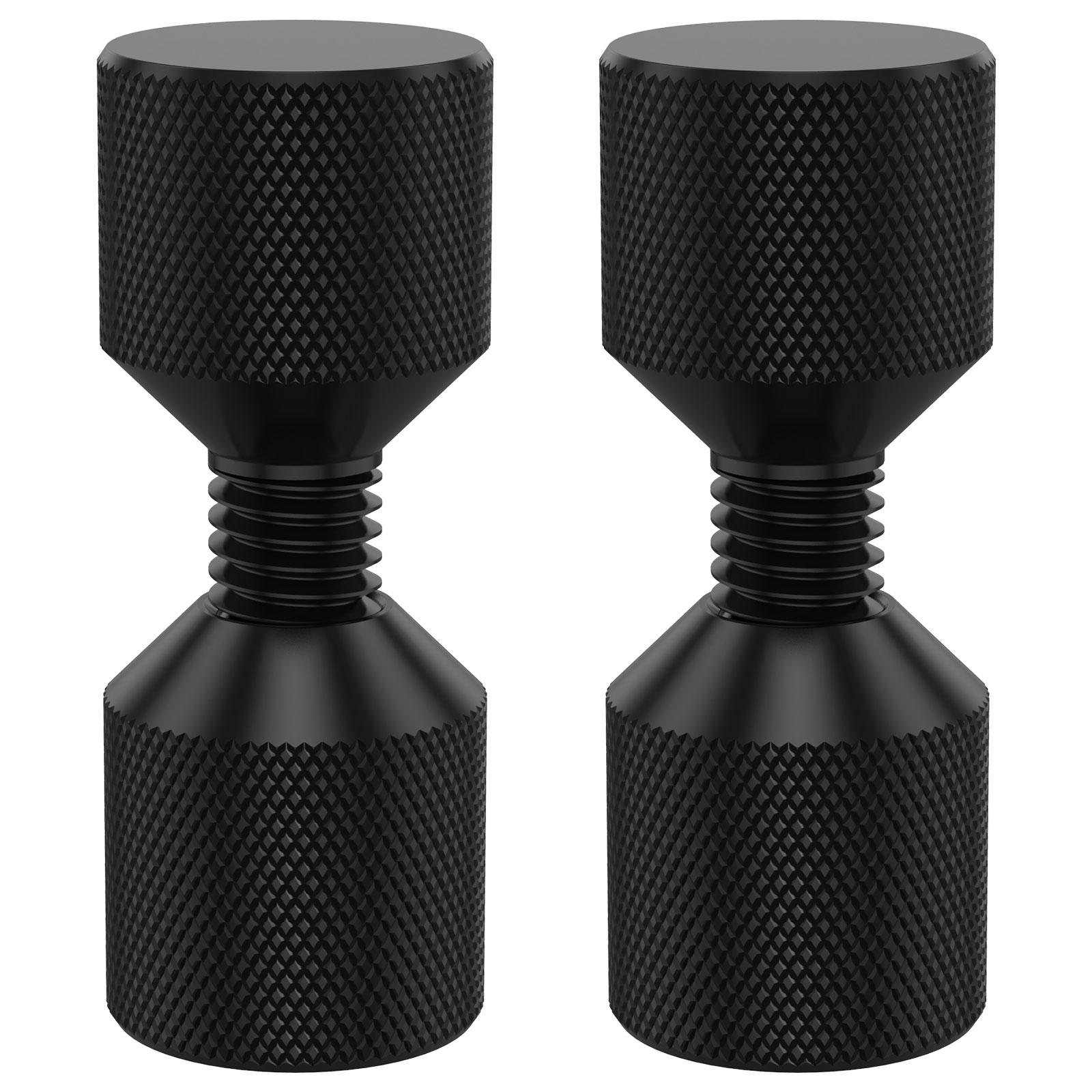 

Набор из 2 штифтов для выравнивания фланцев 1-1/8 Удобный 2-отверстий штифт для выравнивания фланцев Конструкция из алюминия 6061 для фланцев толщиной 2 Высокоточная обработка на станках с ЧПУ