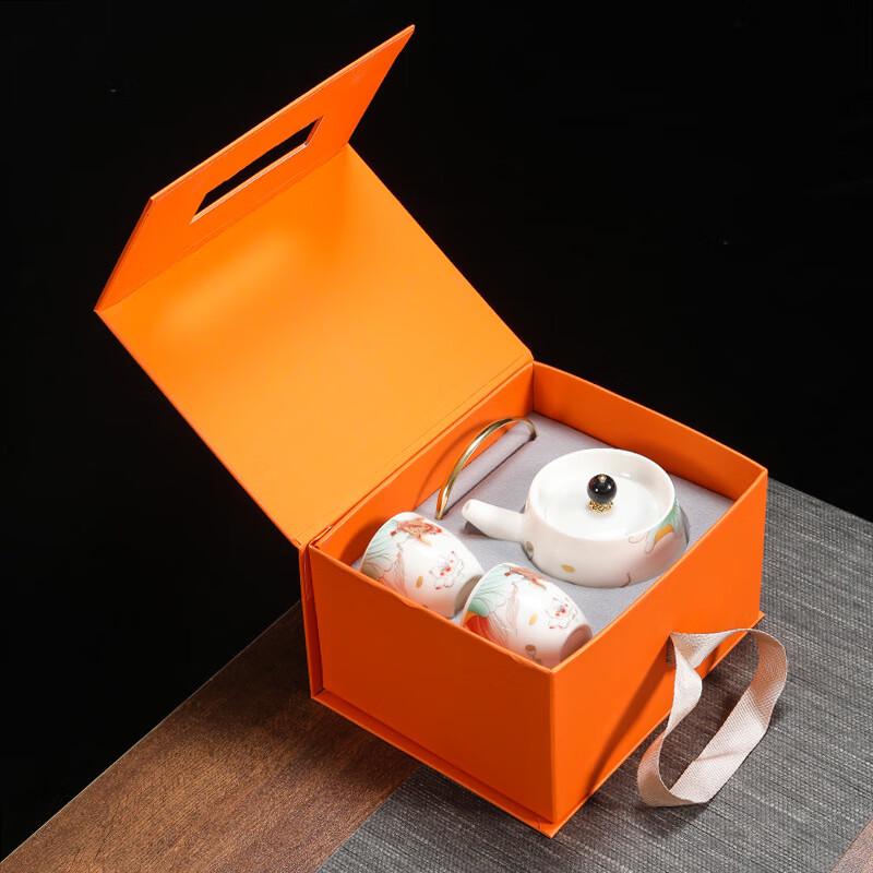 Chinese Ceramic Tea Set Gift Box
