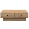 Coffee Table Artisan Oak 90 X 90 X 28 Cm Engineered Wood