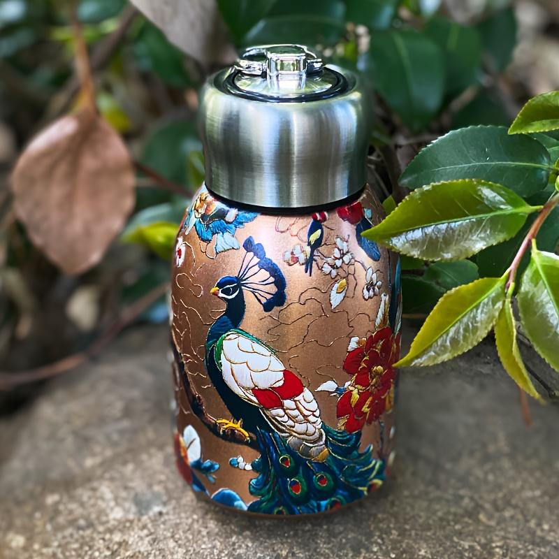 

Мини Толстая Почка 304 Нержавеющая Сталь Вакуумная Изолированная Бутылка для Воды, Портативная Петля для Переноски Дорожная Кружка, Герметичная, Вместимость 10 унций 300ml