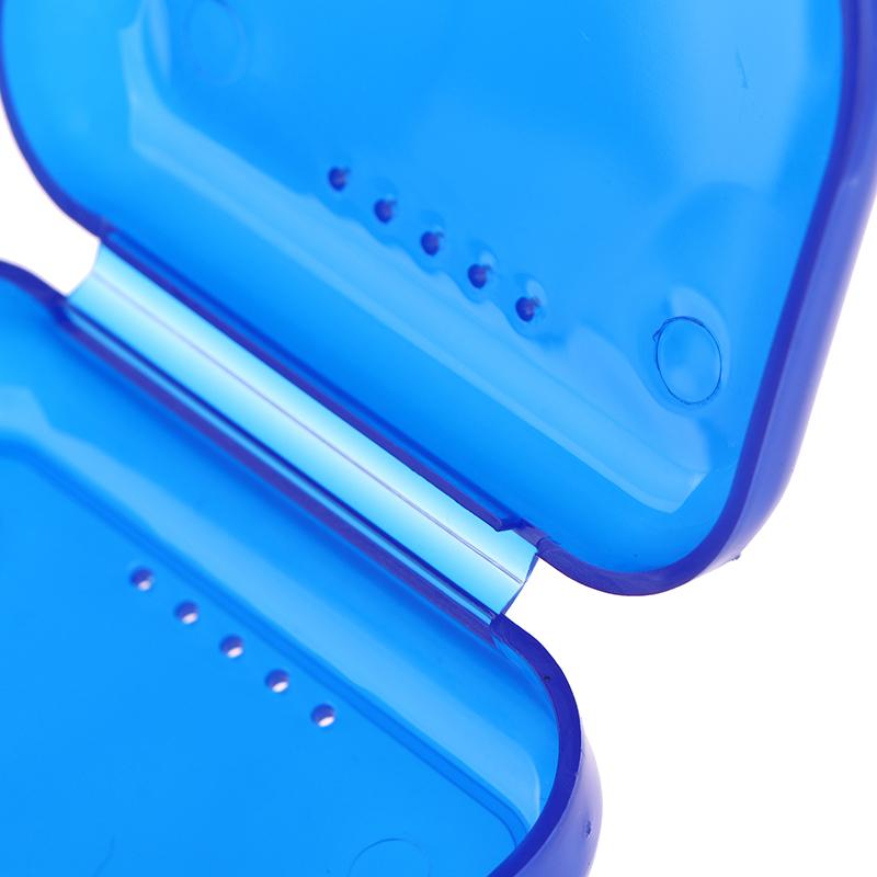 Falsche Zähne Kieferorthopädisches Etui Dentaler Retainer Mundschutz Prothesen Aufbewahrung Kunststoffbox Mundhygieneartikel Organizer Mit Bürste