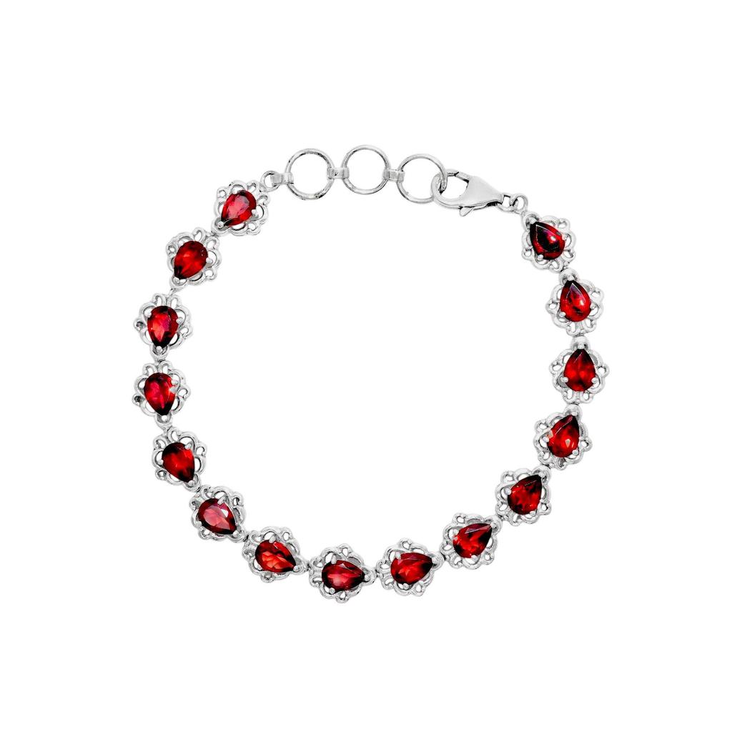 Moonstone Tennis Bracelet: 925 Sterling Silver Gemstone Jewelry