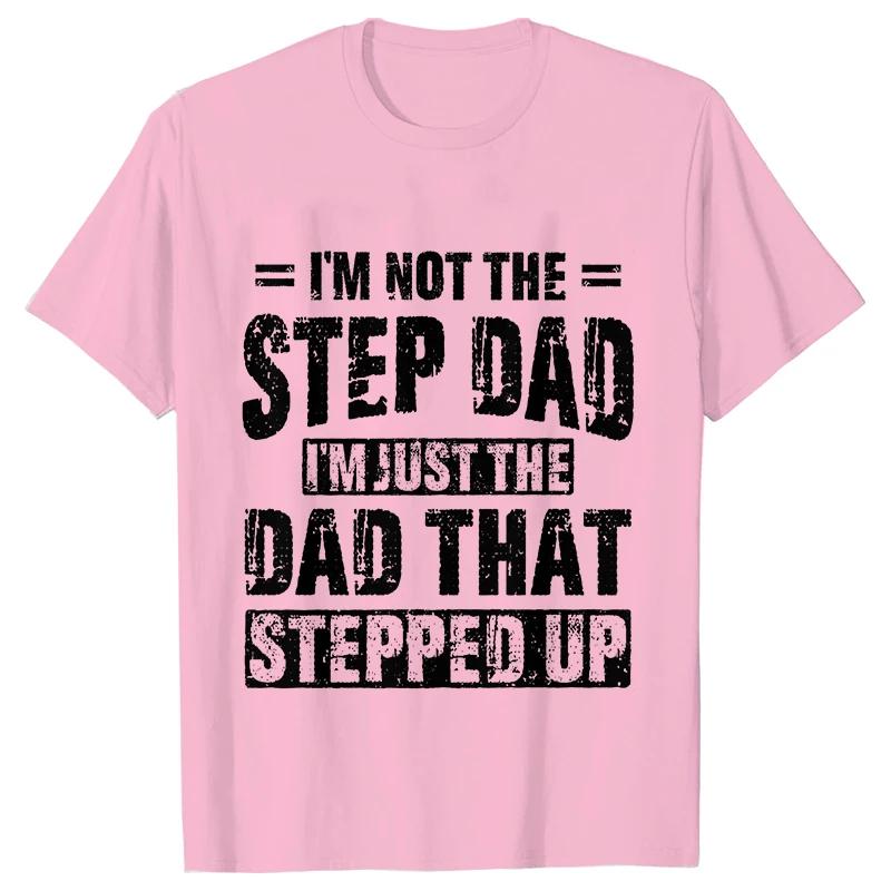 Bonus Dad Men's T-shirts Clothes Step Dad Tee Shirt Homme Birthday Tee Tshirts Short Sleeve O-neck Clothing for Men Tops