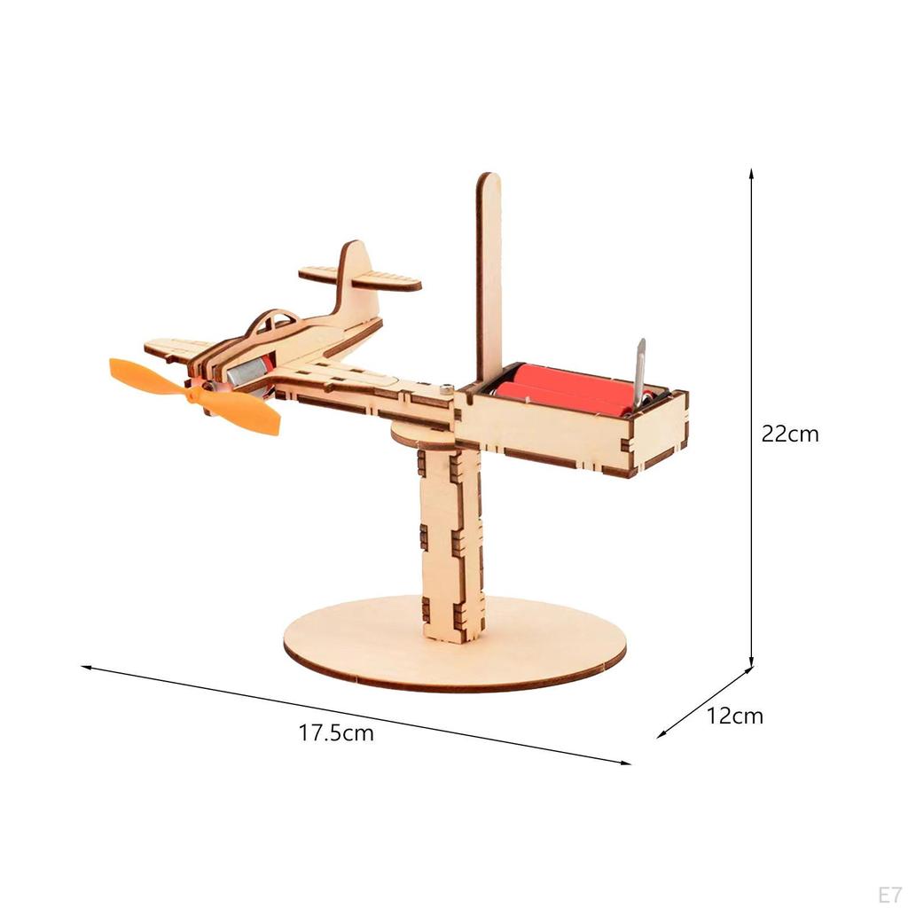 3D Wooden Puzzle Model, Building Kits, Science Learning Toys for Kids