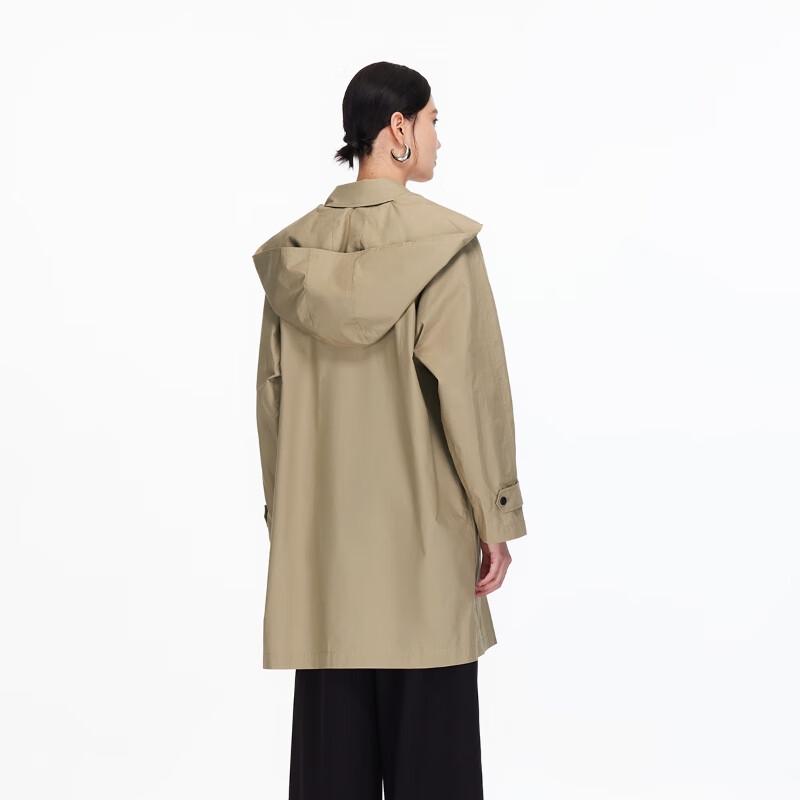 VEROMODA Women's 2025 Fall Cotton Detachable Hood Jacket