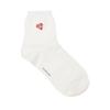 Women's Petit Diamond Embroidered Mid-calf Socks 3-Piece Set JASS5F102BK