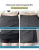 Black Sequined Woolen High-Waisted A-Line Skirt for Autumn/Winter - Slimming, Hip-Hugging, Irregular Hem, with Anti-Exposure Design.