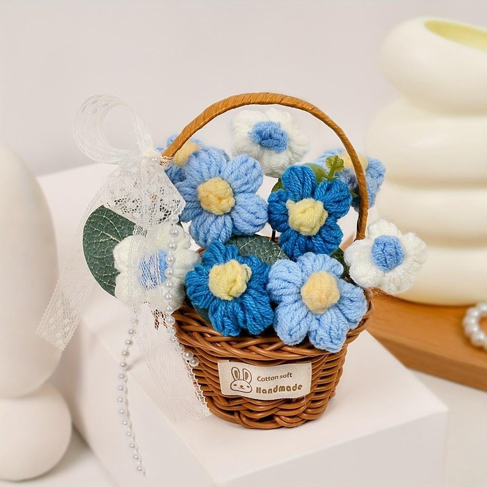 Finished Product Handmade Flower Handmade Weaving Flower Simulation Flower Valentine's Day